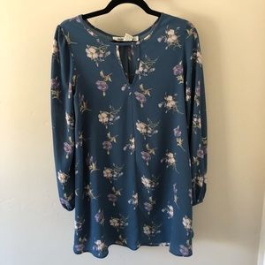 Mimi Chica | Blue Floral Dress